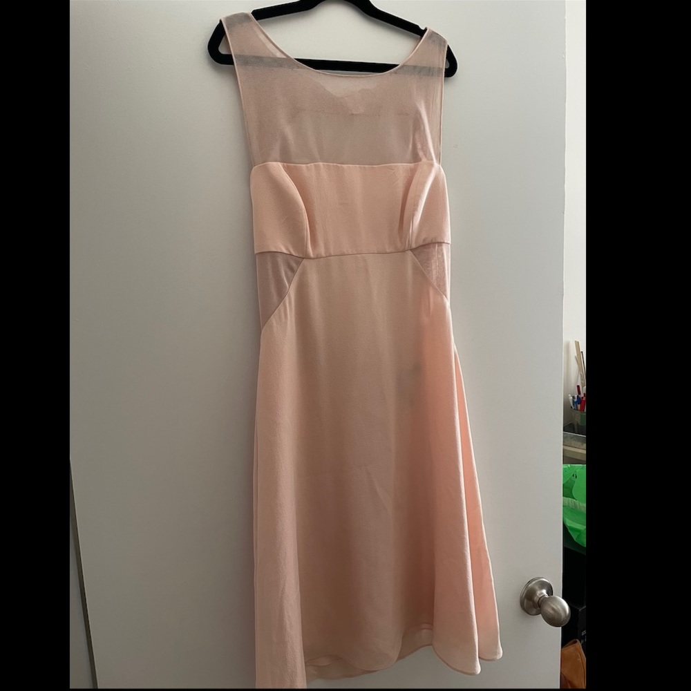 BCBG Cutout Ballet Pink Minidress